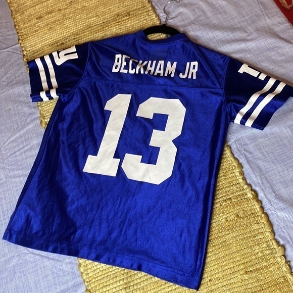 NFL Team NY Giants OBJ‎ #13 Blue Jersey Size Medium - Picture 2 of 5